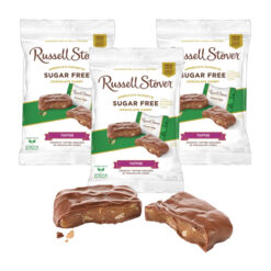 Russell Stover Sugar Free Toffee Square Peg Bag 3oz/85g x 3pcs