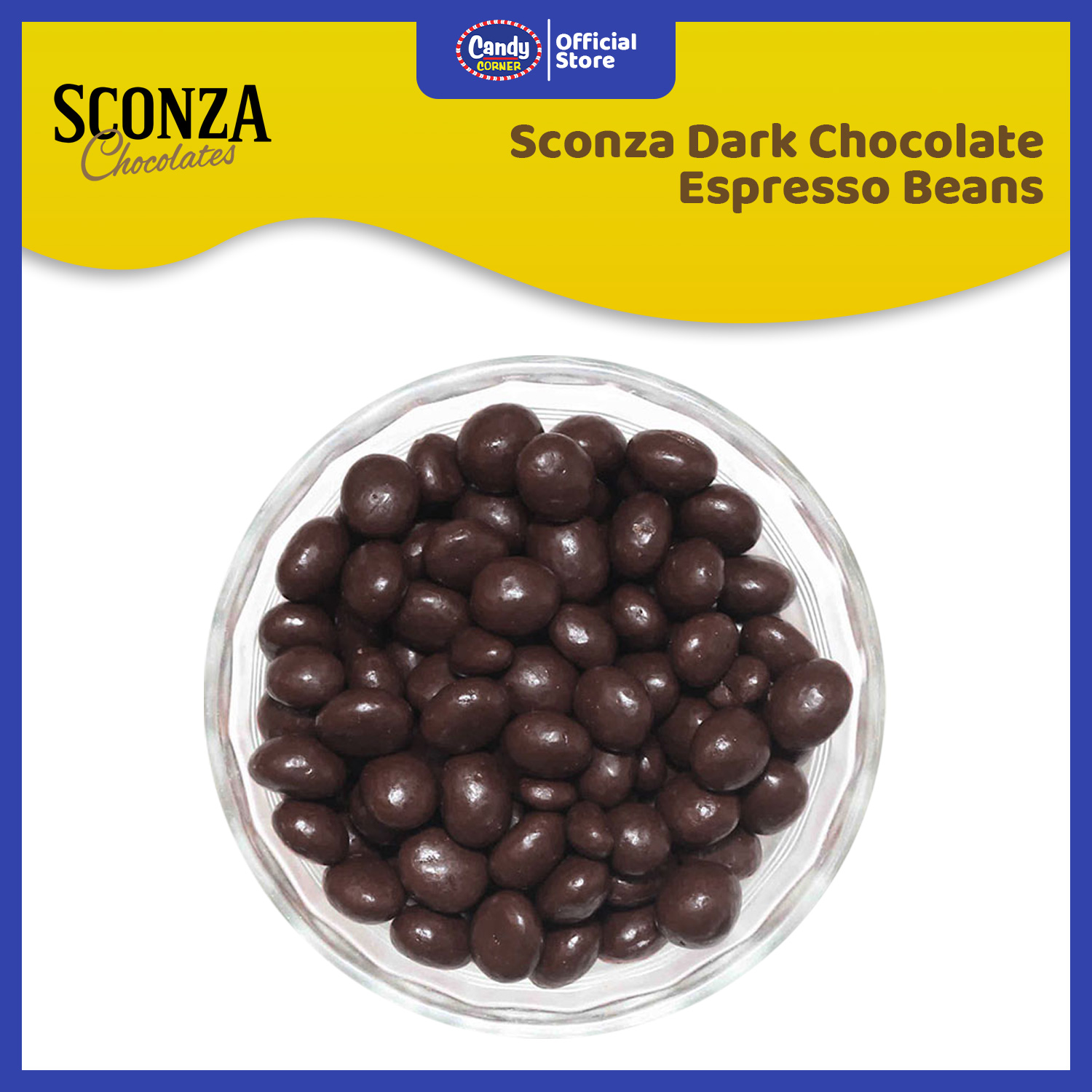 Sconza Dark Chocolate Espresso Beans