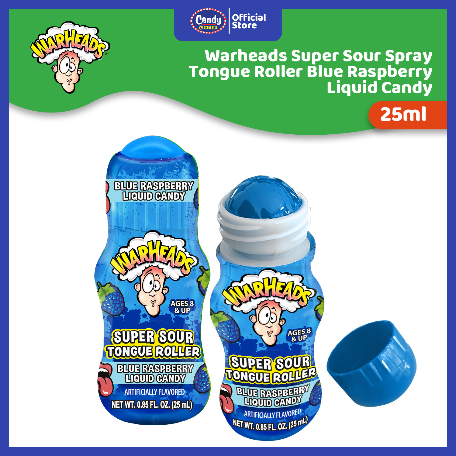 Warheads Super Sour Tongue Roller Liquid Candy 25ml - Image 4