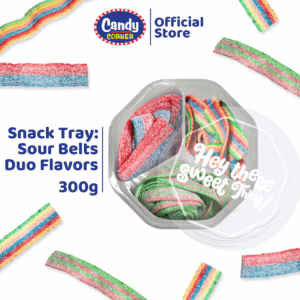 Snack Tray: Sour Belts Duo Flavor 300g