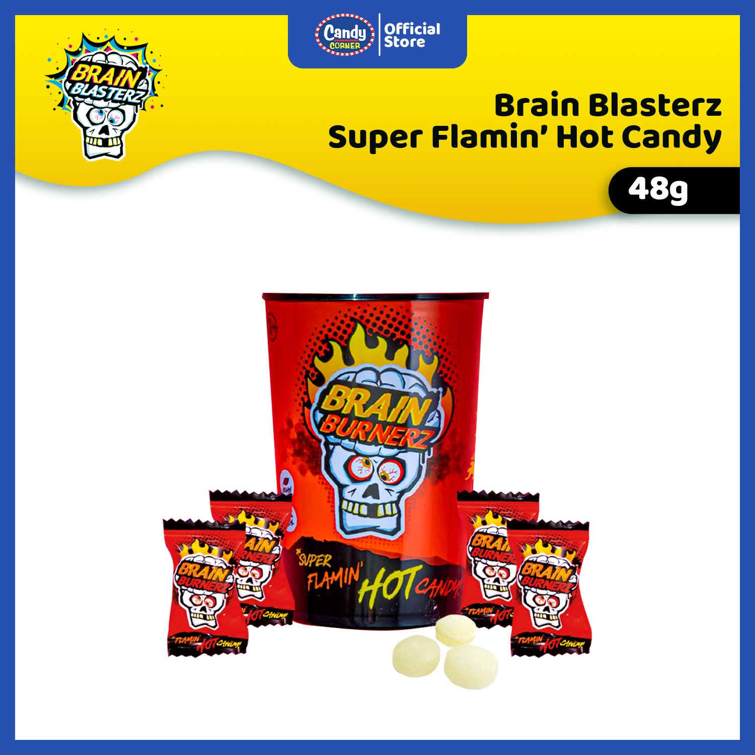 Brain Blasterz Super Sour Candy 48g - Image 5