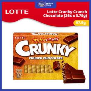 Lotte Crunky Crunch Chocolate 97.5g (26pcs)