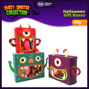 Candy Corner Halloween Monster Gift Box