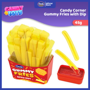 Candy Corner Gummy Fries with Dip 45g
