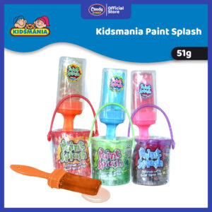 Kidsmania Paint Splash Lollipop with Sour Syrup Dip 51g
