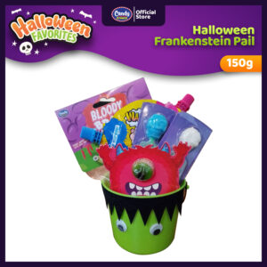 Candy Corner Halloween Frankenstein Pail
